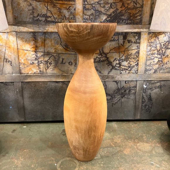 Wood Vase Natural Color, Toulon Design - Picture 10 of 10